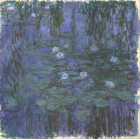 800px-Claude_Monet_-_Blue_Water_Lilies_-_Google_Art_Project Musee d'Orsay